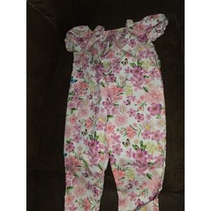 Shein floral spring Easter butterfly romper size 18 24 months